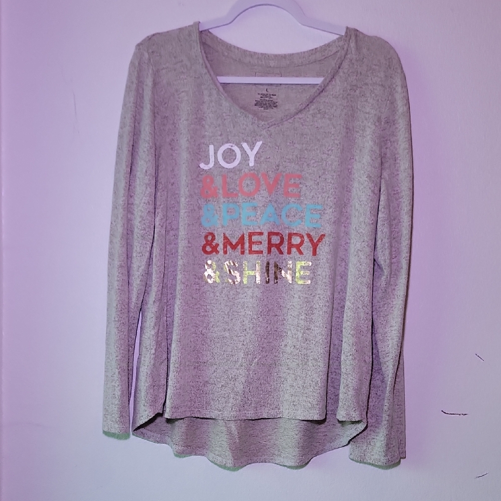 Sonoma Beige Heather Knit Top